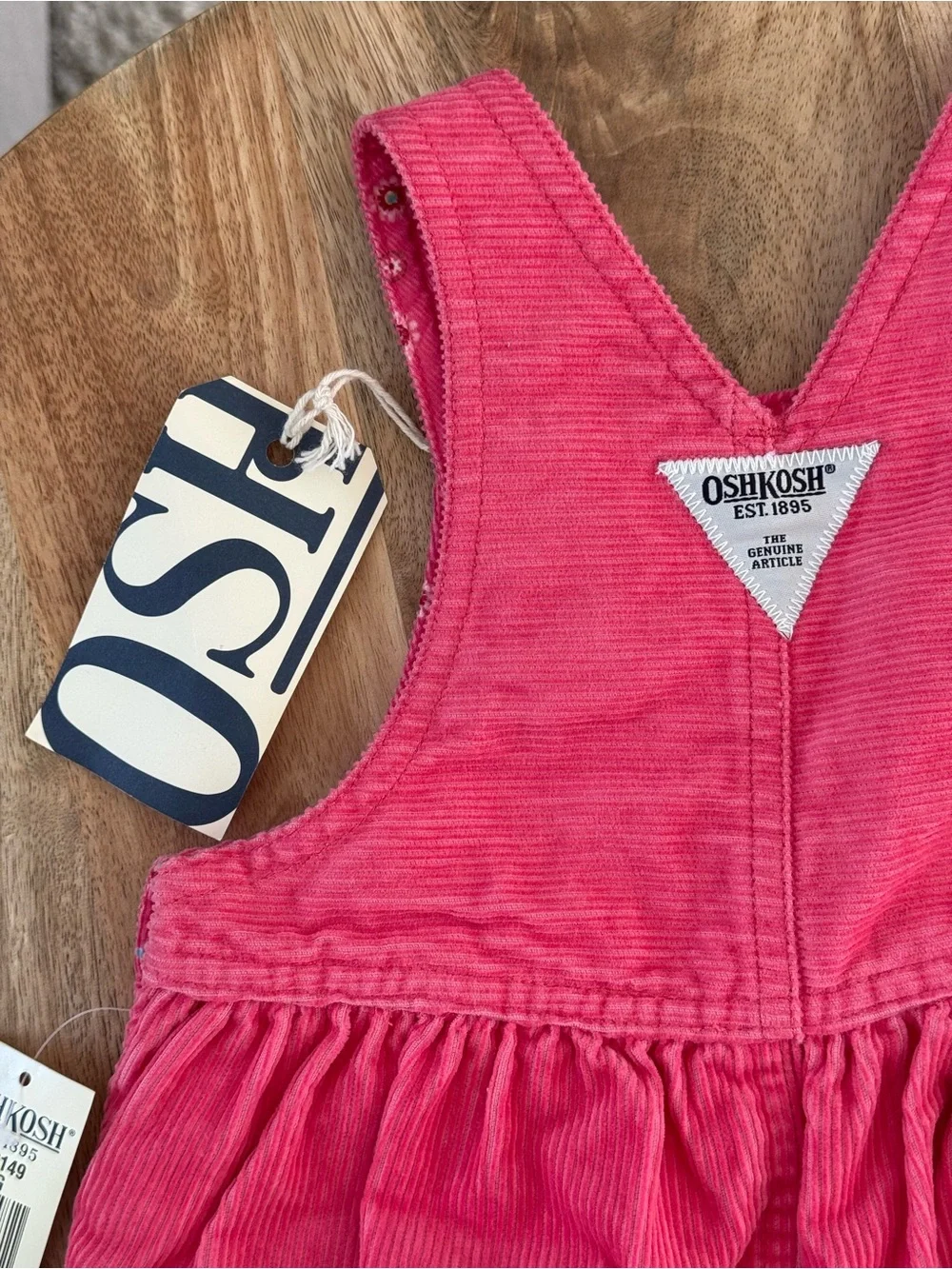 Osh Kosh Pink Corduroy Overalls